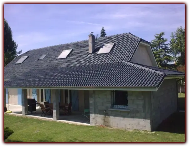 Peinture de toiture, hydrofuge coloré - Charente & Charente-Maritime